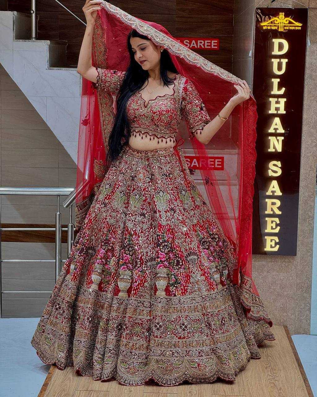 YNF FAUX GEORGETTE RIN108 1620 WHOLESALE LEHENGAS MANUFACTURER     